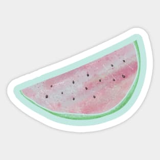 Watermelon Watercolor Foodie Sticker